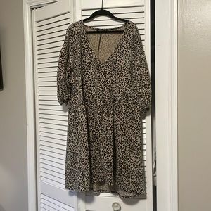 Boohoo Leopard Dress